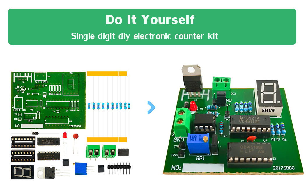 Two Digit Counter Circuit using 7 Segment and IC 4026